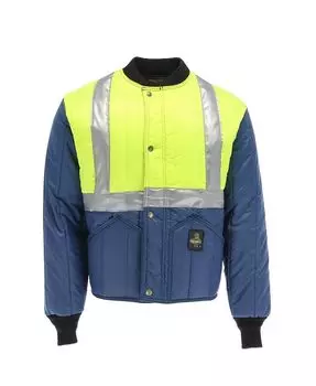 Мужская утепленная зимняя куртка HiVis Cooler Wear RefrigiWear, зеленый