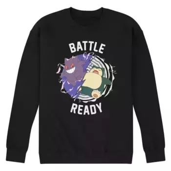 Мужская утеплённая толстовка Pokemon Battle Ready Licensed Character, черный