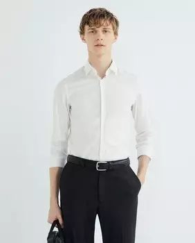 Мужская узкая классическая рубашка Calvin Klein, белый