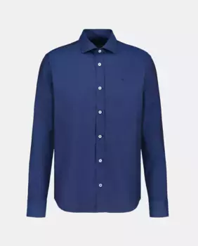 Мужская узкая спортивная рубашка Miguel Bellido, темно-синий