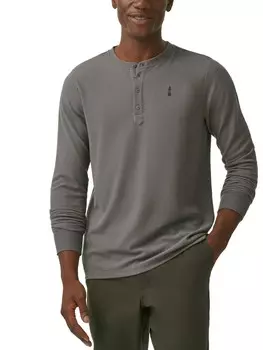 Мужская вафельная терморубашка на пуговицах BASS OUTDOOR, цвет Gargoyle