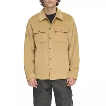 Мужская вельветовая куртка-рубашка на подкладке из шерпы Levi's, песочный