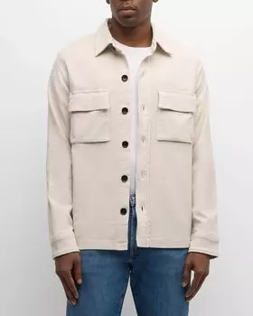 Мужская верхняя рубашка Archer с 2 карманами Citizens of Humanity, цвет Smoked Oyster