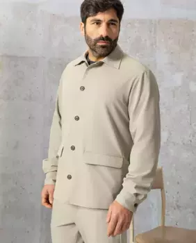 Мужская верхняя рубашка ElPulpo, бежевый