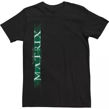 Мужская вертикальная полноцветная футболка с плакатом The Matrix Licensed Character
