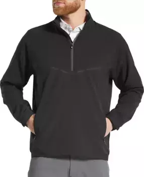 Мужская ветровка для гольфа FootJoy Zephyr с длинными рукавами, черный