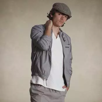 Мужская ветровка, компактная куртка Members Only, светло-серый