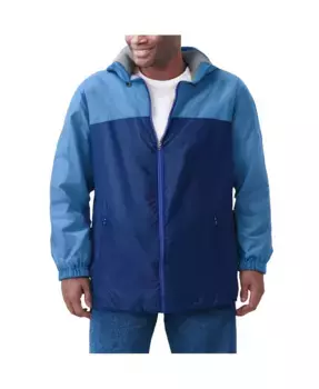 Мужская ветровка на подкладке из джерси KingSize, синий