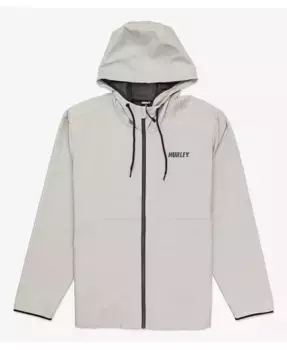 Мужская ветровка Pismo на молнии Hurley, коричневый/бежевый