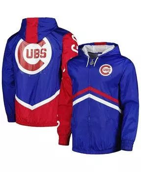 Мужская ветровка с капюшоном и молнией во всю длину Royal Chicago Cubs Undeniable Mitchell & Ness, синий