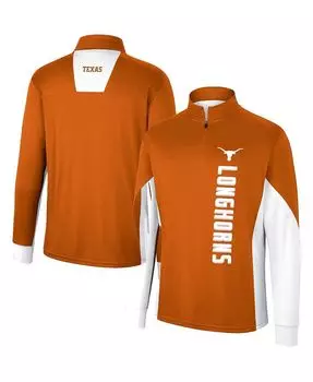 Мужская ветровка с молнией четверти Texas Longhorns Texas Orange Colosseum, оранжевый