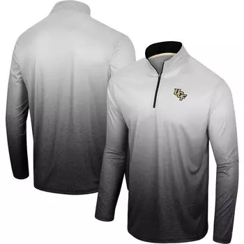 Мужская ветровка с молнией на четверть, белая/черная UCF Knights Laws of Physics Colosseum