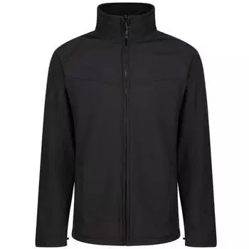 Мужская ветрозащитная флисовая куртка Uproar из софтшелла Regatta, черный