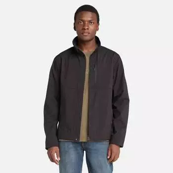 Мужская ветрозащитная куртка Mt. Waumbek Softshell с полной молнией Timberland, черный