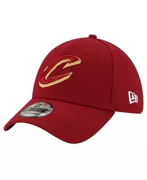 Мужская винная кепка с логотипом Cleveland Cavaliers 39THIRTY Flex New Era, фиолетовый