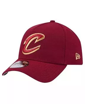 Мужская винная регулируемая шляпа Cleveland Cavaliers A-Frame 9FORTY New Era, фиолетовый