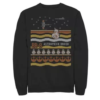 Мужская винтажная флисовая футболка Astromech Droid BB-8 Gamer Star Wars, черный