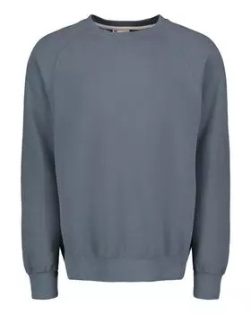 Мужская винтажная флисовая толстовка с круглым вырезом реглан MV Sport, цвет marine