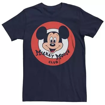 Мужская винтажная футболка Disney 100 с изображением клуба Микки Мауса Licensed Character, темно-синий