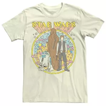 Мужская винтажная футболка Psych Rebels со звездными войнами Star Wars, цвет Natural