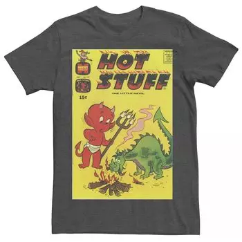 Мужская винтажная футболка с обложкой комиксов Hot Stuff Licensed Character