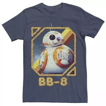 Мужская винтажная футболка с плакатом и портретом «Звездные войны BB-8» Star Wars