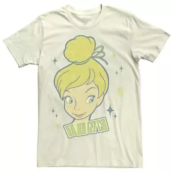 Мужская винтажная футболка с портретом Диснея «Питер Пэн Тинкербелл» Disney