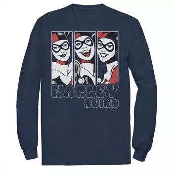 Мужская винтажная футболка с портретом и вставкой «Бэтмен Харли Квинн» DC Comics