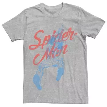 Мужская винтажная футболка с портретом Marvel Spider-Man Licensed Character