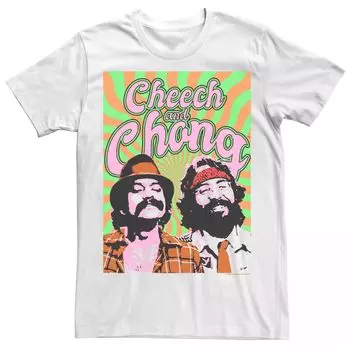 Мужская винтажная футболка в стиле ретро Cheech And Chong Licensed Character