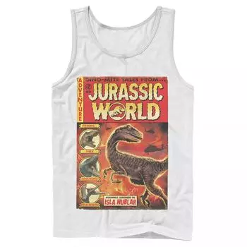 Мужская винтажная майка Jurassic World Two Dino-Mite Tales Licensed Character