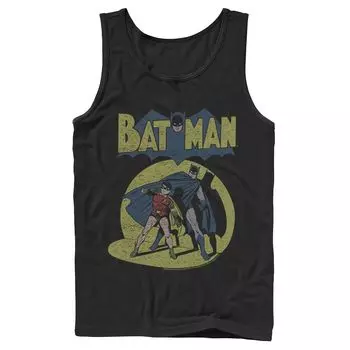 Мужская винтажная майка с прожектором DC Comics Batman Licensed Character
