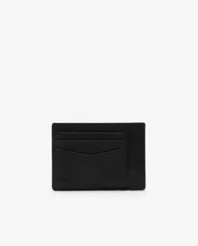 Мужская визитница Chantaco из черной кожи Lacoste, черный