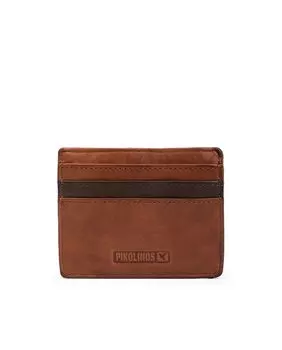 Мужская визитница из коричневой кожи Pikolinos, коричневый