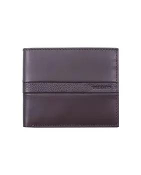 Мужская визитница из коричневой кожи с кошельком Miguel Bellido, коричневый