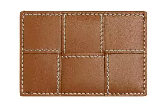Мужская визитница из телячьей кожи Timber Bottega Veneta