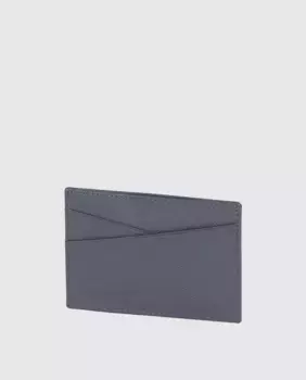 Мужская визитница из жесткой серой кожи Festina, серый