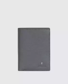 Мужская визитница из жесткой серой кожи Festina, серый