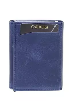 Мужская визитница темно-синего цвета Carrera