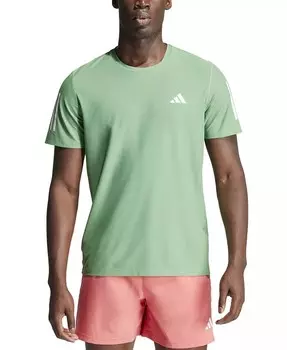 Мужская влагоотводящая футболка Own The Run adidas, зеленый