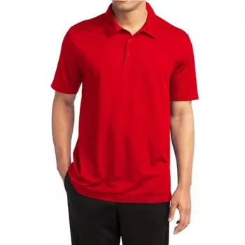 Мужская влагоотводящая поло для гольфа Harvic Galaxy, красный