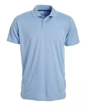 Мужская влагоотводящая рубашка поло сухой посадки без тегов Galaxy By Harvic, светло-синий
