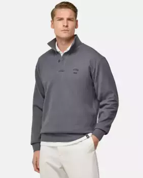 Мужская водолазка темно-серого цвета из хлопковой смеси Boggi Milano, черный