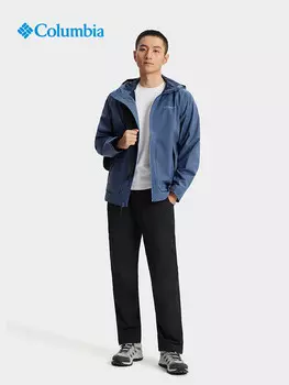 Мужская водонепроницаемая куртка Columbia для путешествий, черная