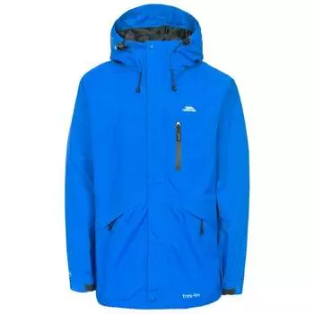 Мужская водонепроницаемая куртка/пальто с капюшоном и полной молнией Trespass, синий