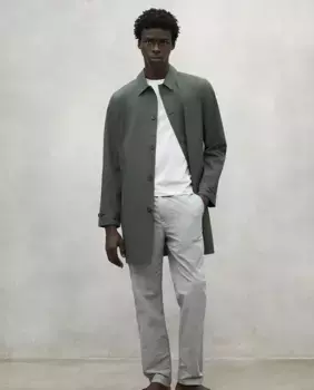 Мужская водонепроницаемая куртка с застежкой на пуговицы Ecoalf, зеленый