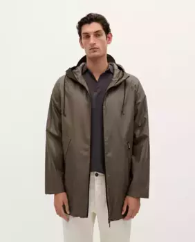 Мужская водонепроницаемая парка с регулируемым капюшоном Scalpers, коричневый