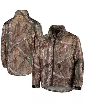 Мужская водонепроницаемая складная куртка с молнией во всю длину Realtree Camo New York Giants Sportsman Dunbrooke, зеленый