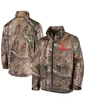 Мужская водонепроницаемая складная куртка с молнией во всю длину Realtree Camo Cleveland Browns Sportsman Dunbrooke, зеленый