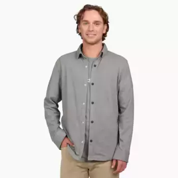 Мужская вязаная рубашка на пуговицах Quiksilver, черный